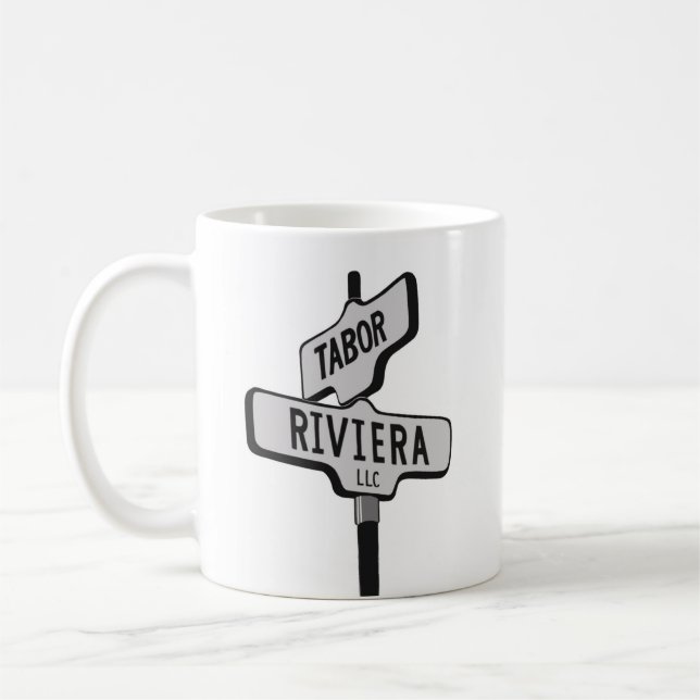 TABOR - RIVIERA LOGO COFFEE MUG (Left)