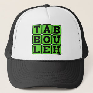 Taboulleh, Levantine Vegitarian Dish Trucker Hat