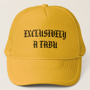 tabu hat - Customised