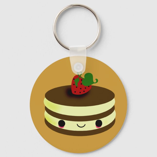 Tabu Japan Cake Line Key Ring (Front)