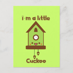 Tabu Japan Cuckoo Clock Postcard