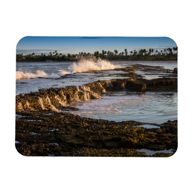 Tabuba Beach: Breaking Waves On The Reefs Magnet (Horizontal)
