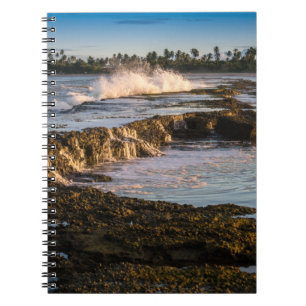 Tabuba Beach: Breaking Waves On The Reefs Notebook