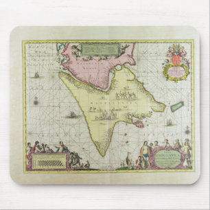 Tabula Magellanica, Quatierrae del Fuego, plate 18 Mouse Pad