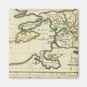 Tabularum geographicarum specimen World Map Magnet
