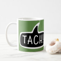 TACH! German Greeting, Hello Speech Bubble