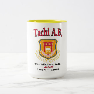 Tachi Air Base Japan 315th A.D. Two-Tone Coffee Mug