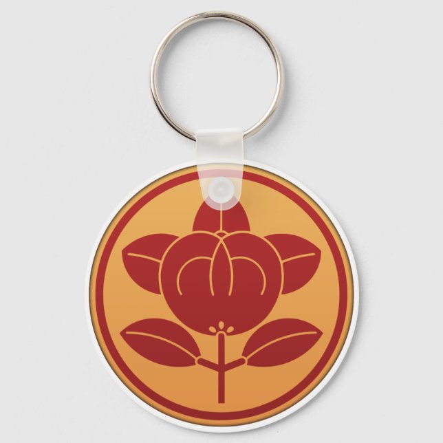 Tachibana Clan Kamon Key Ring (Front)