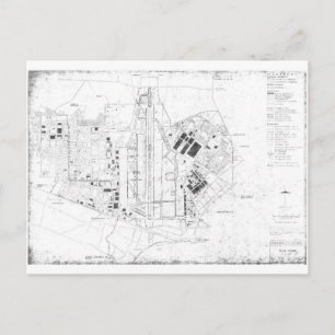 tachikawa air base japan 1945-1977 postcard