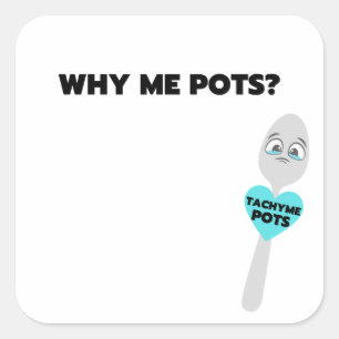 Tachy Me Spoon Bold Print Sticker
