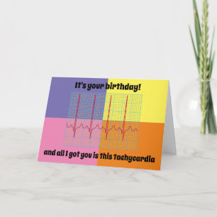 Tachy Medical Pun Card