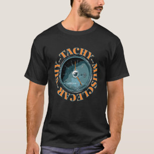 Tachy Muscle Car Guy Retro Vintage Race Car Tachom T-Shirt