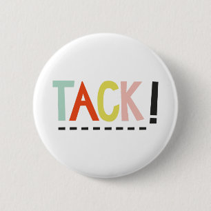 TACK Collage 6 Cm Round Badge