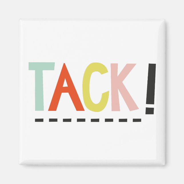 TACK! Colours Magnet (Front)