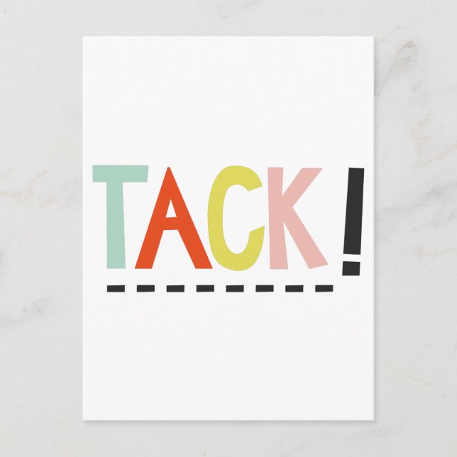 TACK! Colours Vertical Card (Front)