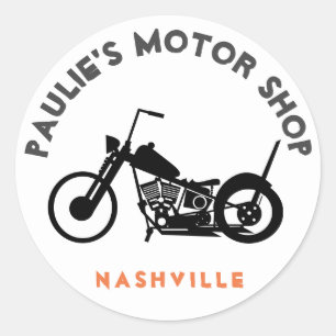 TACK IT ON YOUR HELMET CLASSIC ROUND STICKER