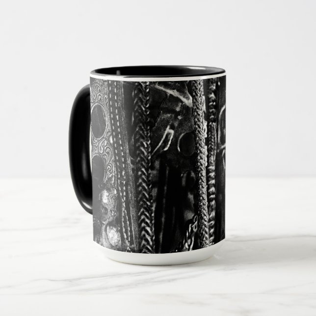 Tack on the Wall coffee mug (Front Left)