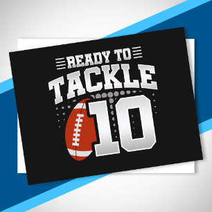 Tackle 10th Birthday 10 Years Couples Anniversary Postcard