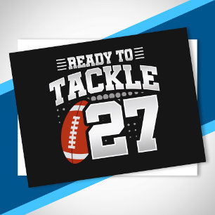 Tackle 27th Birthday 27 Years Couples Anniversary Postcard