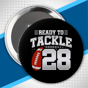 Tackle 28th Birthday 28 Years Couples Anniversary 10 Cm Round Badge