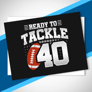 Tackle 40th Birthday 40 Years Couples Anniversary Postcard