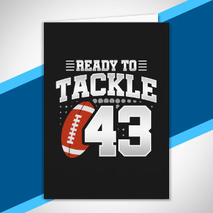 Tackle 43rd Birthday 43 Years Couples Anniversary Card
