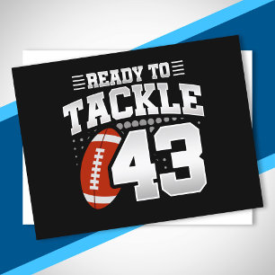 Tackle 43rd Birthday 43 Years Couples Anniversary Postcard