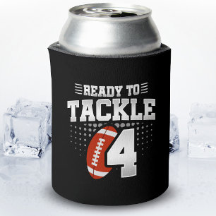 Tackle 4th Birthday 4 Years Couples Anniversary Can Cooler