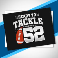 Tackle 52nd Birthday 52 Years Couples Anniversary