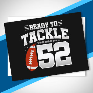 Tackle 52nd Birthday 52 Years Couples Anniversary Postcard