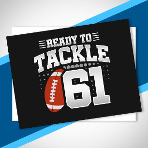 Tackle 61st Birthday 61 Years Couples Anniversary Postcard