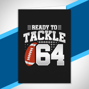 Tackle 64th Birthday 64 Years Couples Anniversary Card