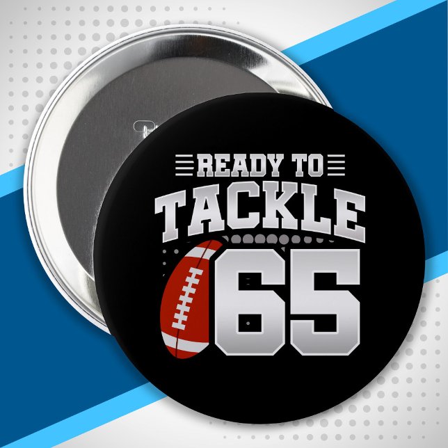Tackle 65th Birthday 65 Years Couples Anniversary 10 Cm Round Badge (Creator Uploaded)
