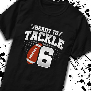 Tackle 6th Birthday 6 Years Couples Anniversary T-Shirt