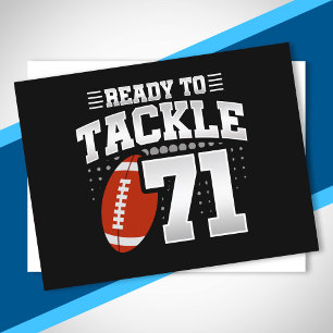 Tackle 71st Birthday 71 Years Couples Anniversary Postcard