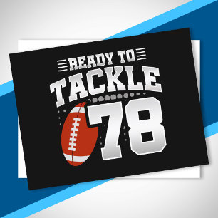 Tackle 78th Birthday 78 Years Couples Anniversary Postcard