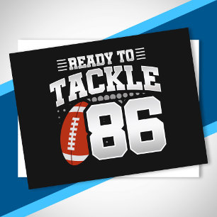 Tackle 86th Birthday 86 Years Couples Anniversary Postcard