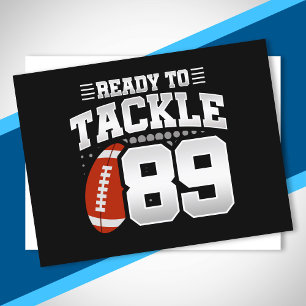 Tackle 89th Birthday 89 Years Couples Anniversary Postcard
