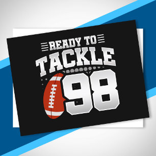 Tackle 98th Birthday 98 Years Couples Anniversary Postcard