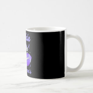 Tackle alzheimers fight end support wear purple coffee mug
