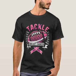 Tackle Breast cancer And Watch Football Breast can T-Shirt