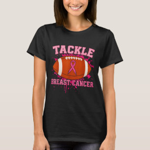 Tackle Breast Cancer Awareness American Football M T-Shirt