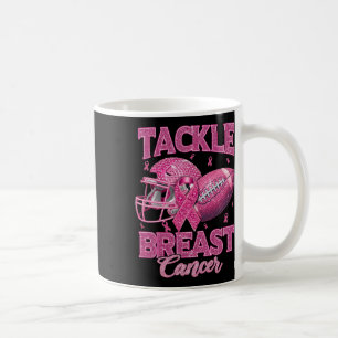 Tackle Breast Cancer Awareness American Football P Coffee Mug