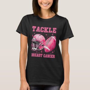Tackle Breast Cancer Awareness American Footll Wom T-Shirt