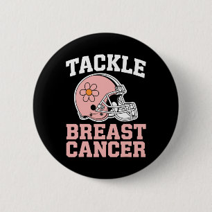Tackle Breast Cancer Breast Cancer Awareness Month 6 Cm Round Badge