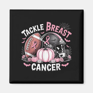 Tackle Breast Cancer Football Breast Cancer Awaren Magnet