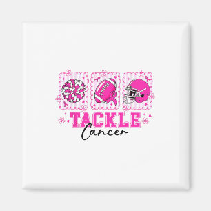 Tackle Breast Cancer Footbyll Pink Breast Cancer A Magnet