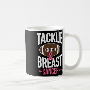 Tackle Breast Cancer Footll Awareness Support Coffee Mug