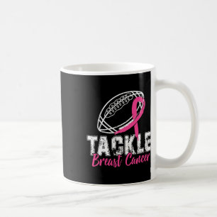Tackle Breast Cancer Shirt Awareness Football Surv Coffee Mug