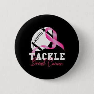 Tackle Breast Cancer Women Breast Cancer Awarenes 6 Cm Round Badge